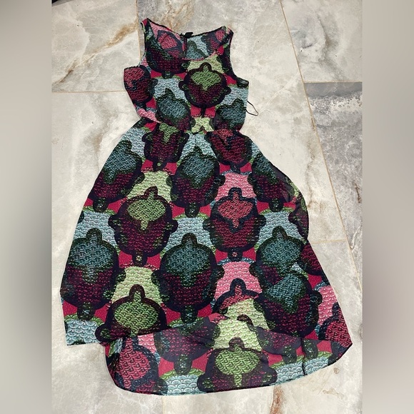 H&M Blue and Red Sleeveless Sundress Maxi - Picture 8 of 15